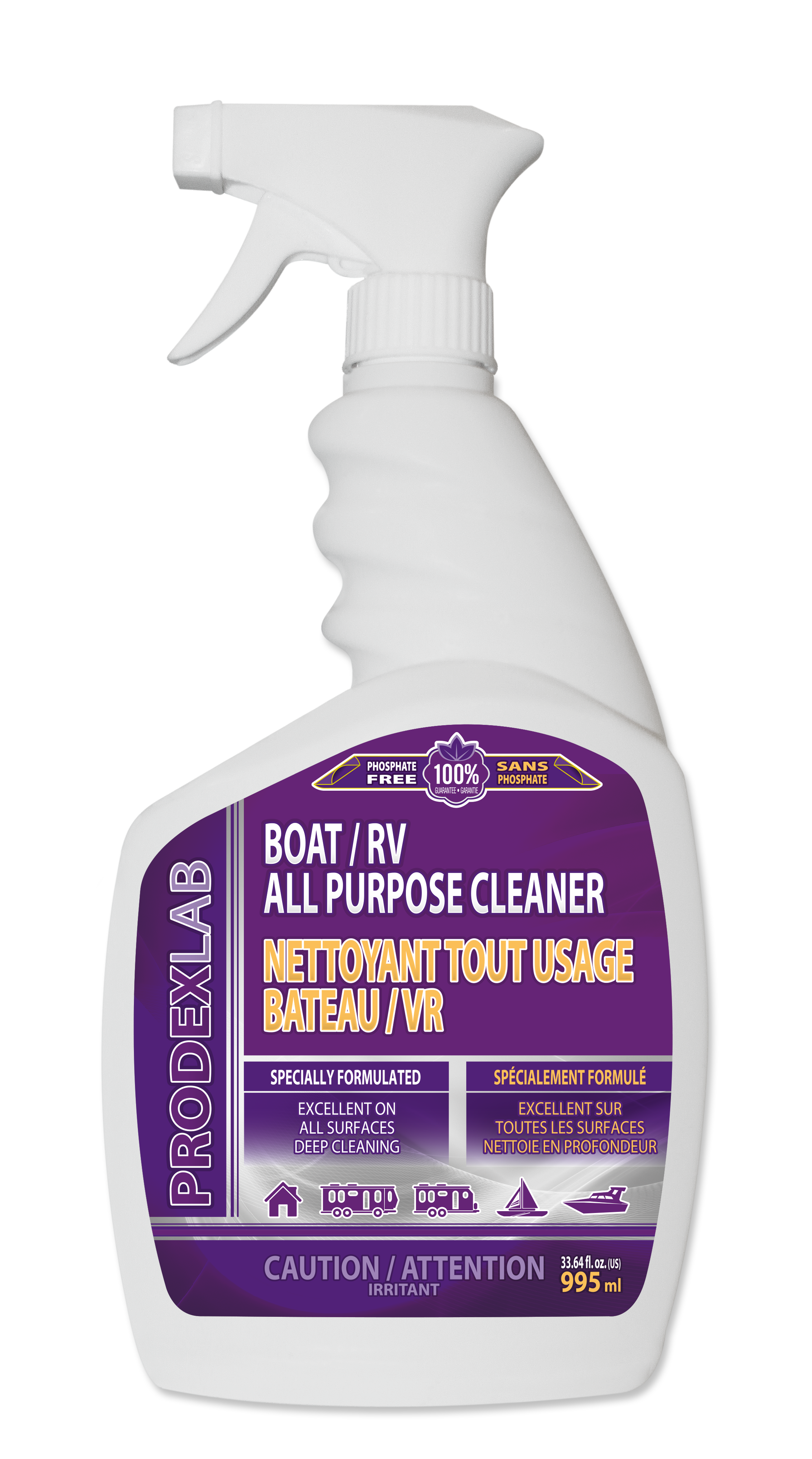 Prodexlab Nettoyant Tout Usage - Bateau / VR 995 ml Prodexlab Nettoyant Tout Usage - Bateau / VR 995 ml